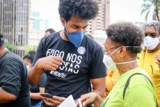 Ato do dia da Conscincia Negra em Belo Horizonte 